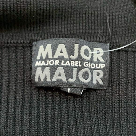 Nwt - Juniors Black Zip up Cardigan - Picture 4 of 5